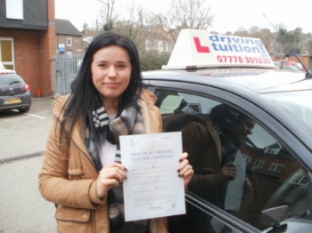 “I’m over the moon! Just passed my driving test ☺️👏👏 thank you so much Franco, you are the best!'